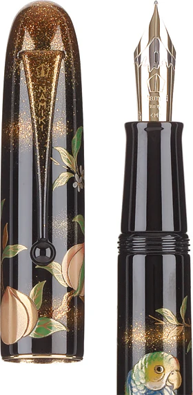 Namiki Yukari Royale Parrot with Peach Fountain Pen - Ảnh 2