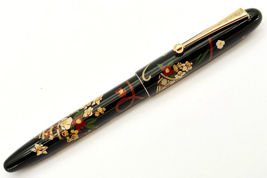 Namiki Nippon Art Flower Basket Fountain Pen - Ảnh 4