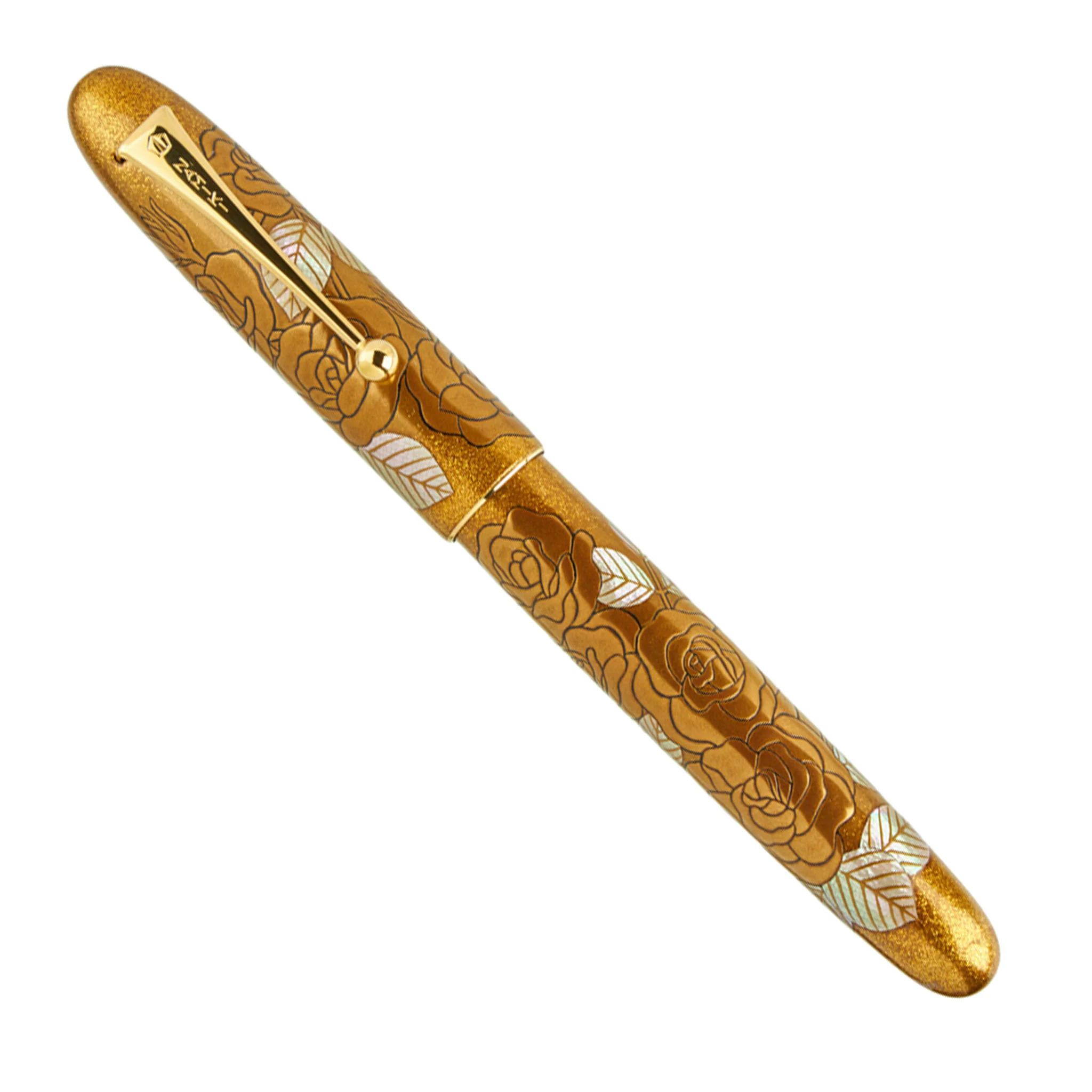 Namiki Yukari Royale Golden Rose Fountain Pen (Limited Editions 2021)