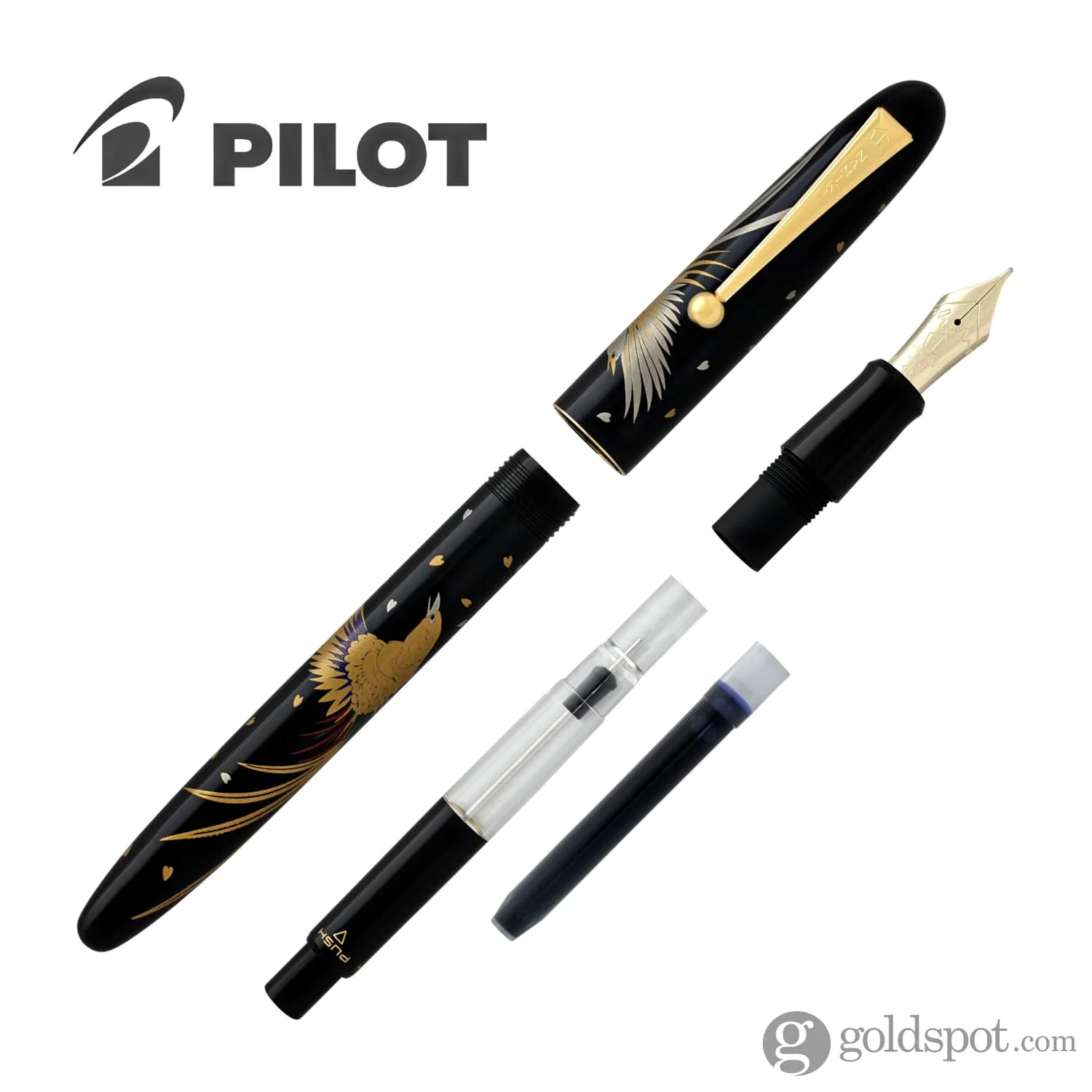 Namiki Nippon Art Golden Pheasant Fountain Pen - Ảnh 6